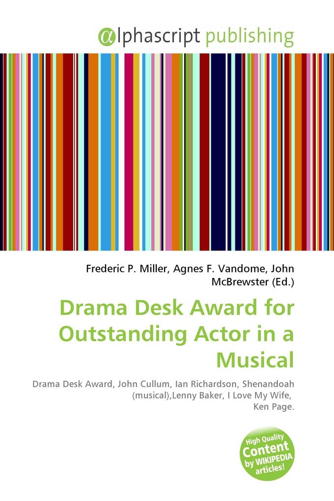 Drama Desk Award for Outstanding Actor in a Musical
