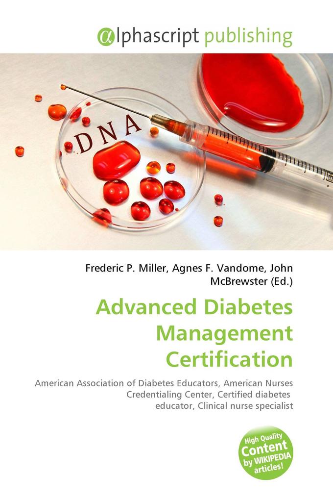 Advanced Diabetes Management Certification