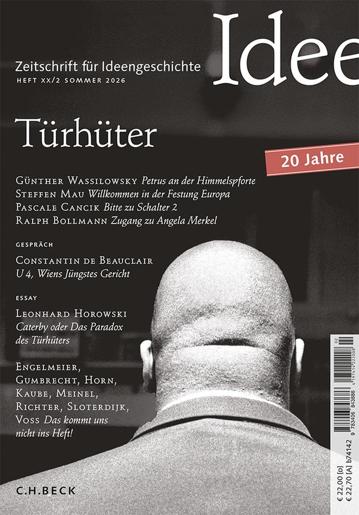Zeitschrift für Ideengeschichte Heft XX/2 Sommer 2026