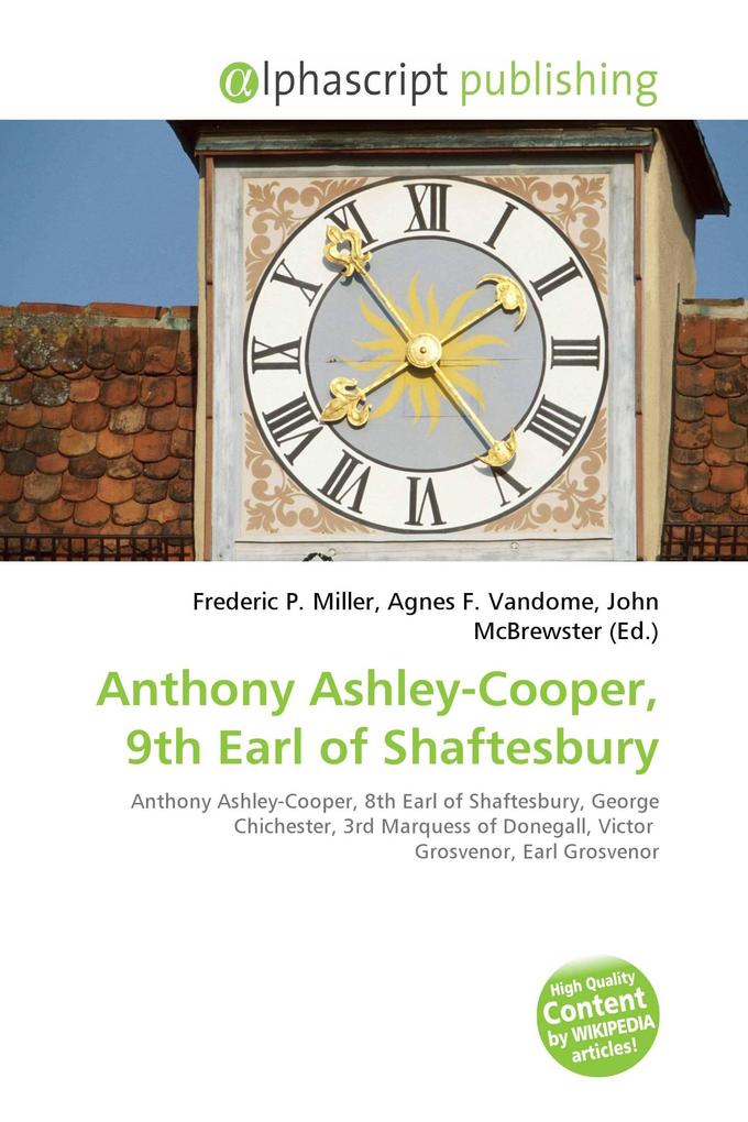 Anthony Ashley-Cooper 9th Earl of Shaftesbury