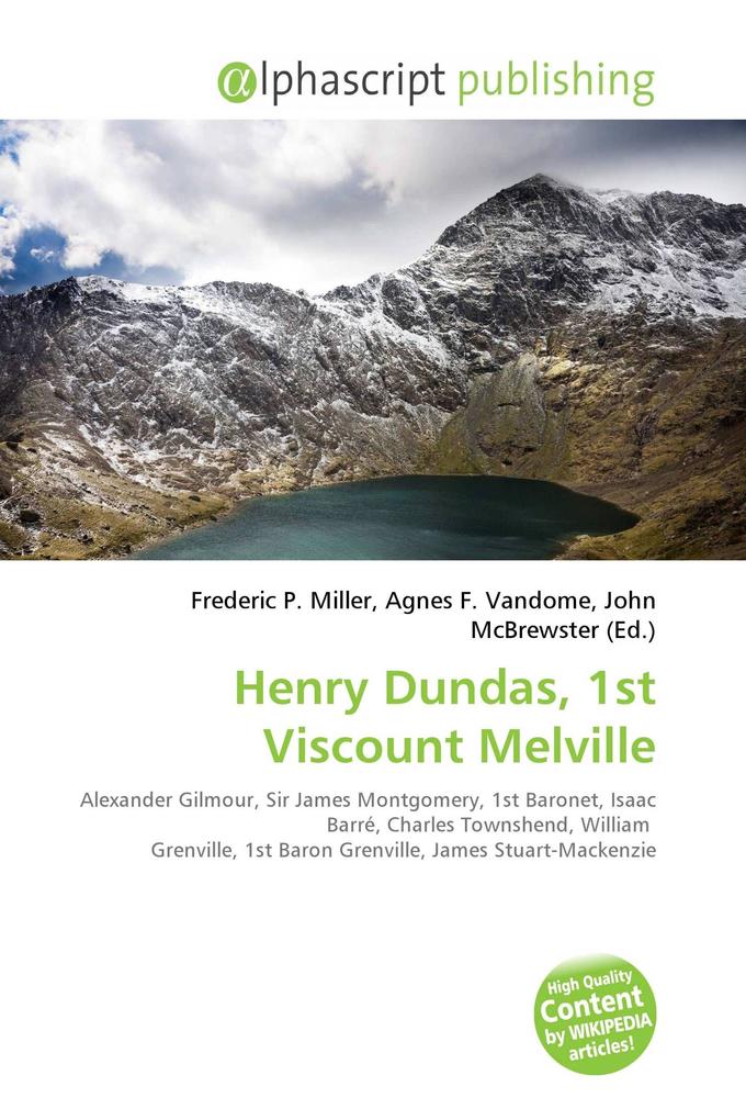 Henry Dundas 1st Viscount Melville