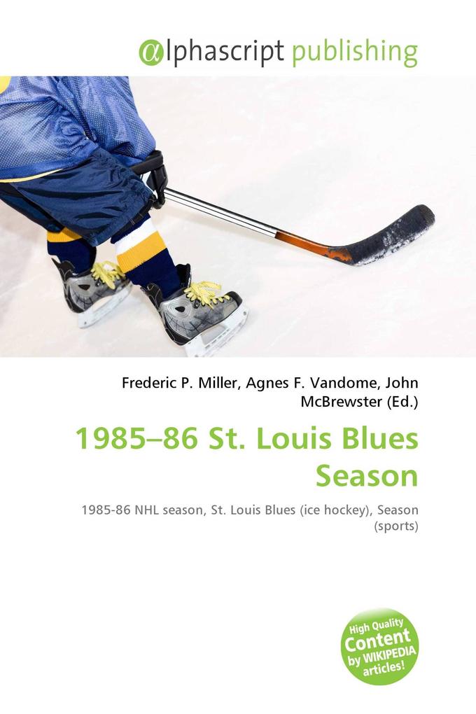 1985-86 St. Louis Blues Season