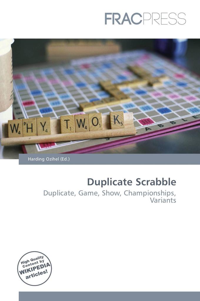 Duplicate Scrabble