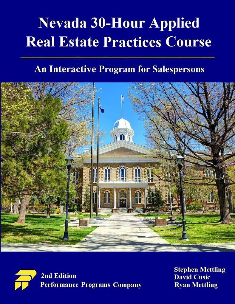 Nevada 30-Hour Applied Real Estate Practices Course