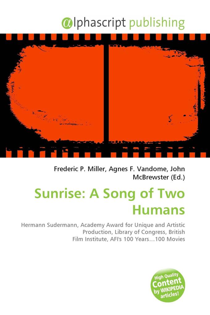 Sunrise: A Song of Two Humans