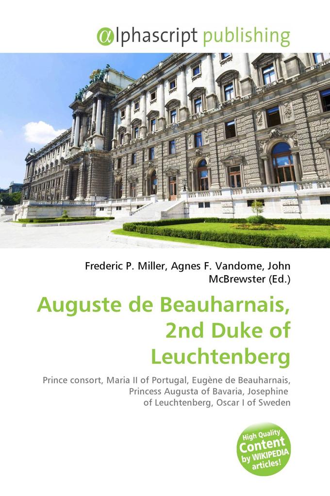 Auguste de Beauharnais 2nd Duke of Leuchtenberg