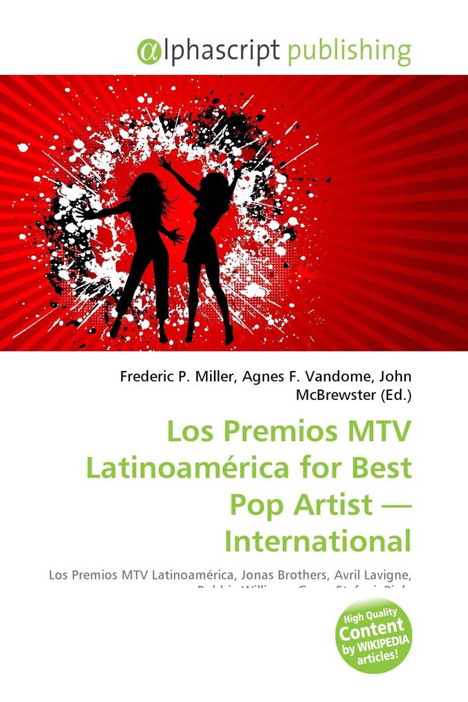 Los Premios MTV Latinoamérica for Best Pop Artist - International