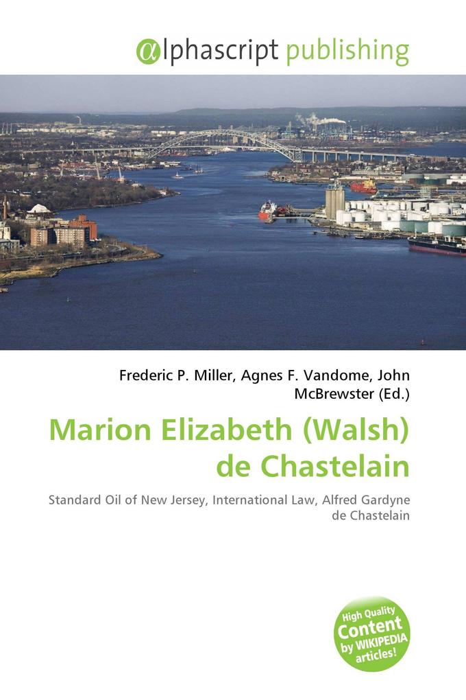 Marion Elizabeth (Walsh) de Chastelain