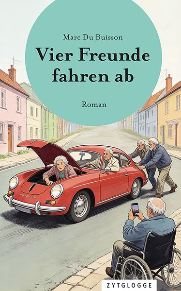 Vier Freunde fahren ab