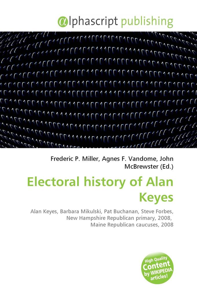 Electoral history of Alan Keyes
