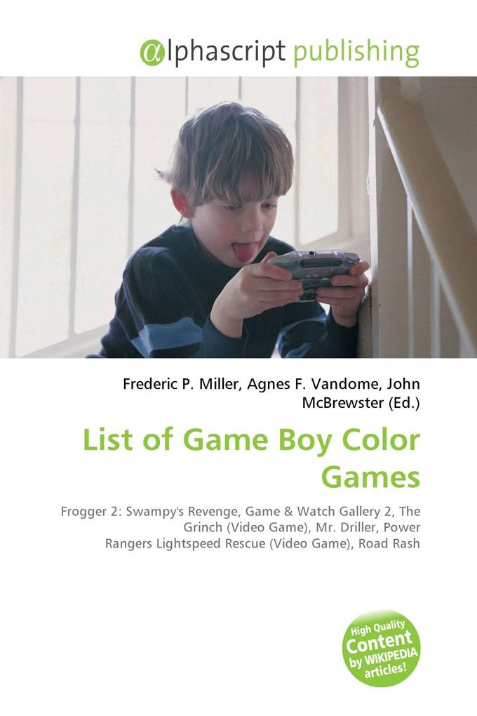 List of Game Boy Color Games