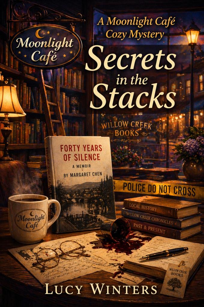 Secrets in the Stacks (The Moonlight Café Mysteries #6)