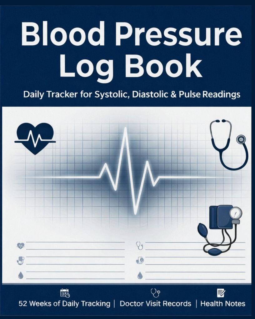 Blood Pressure Log Book