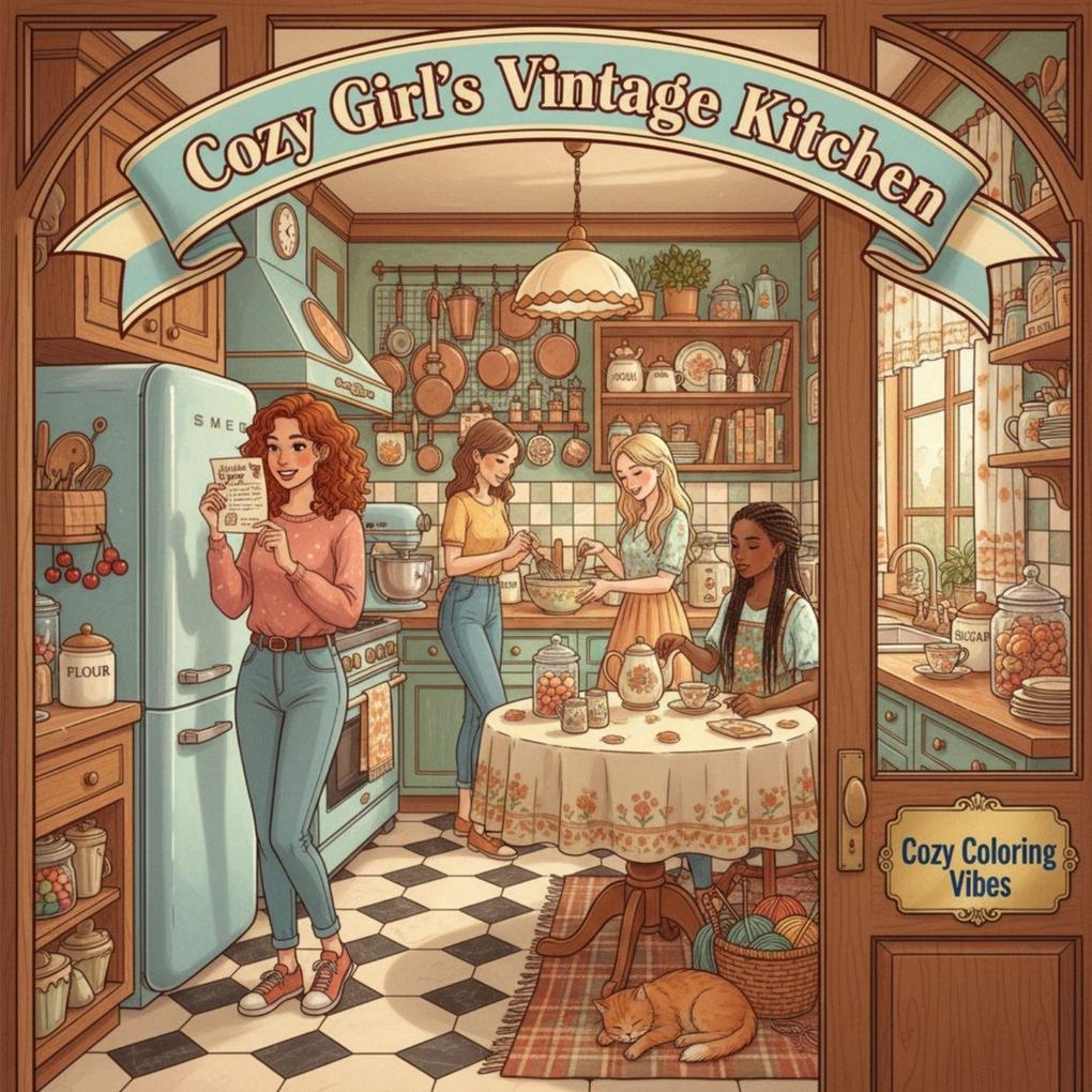 Cozy Girl's Vintage Kitchen