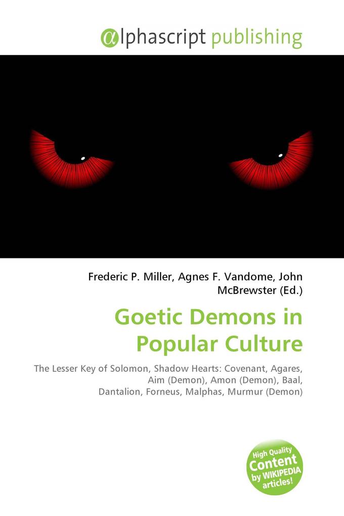 Goetic Demons in Popular Culture