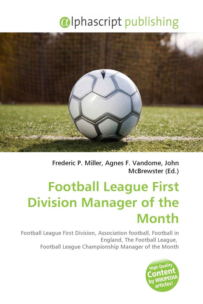 Football League First Division Manager of the Month
