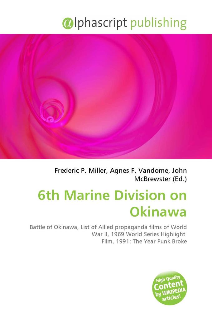 6th Marine Division on Okinawa