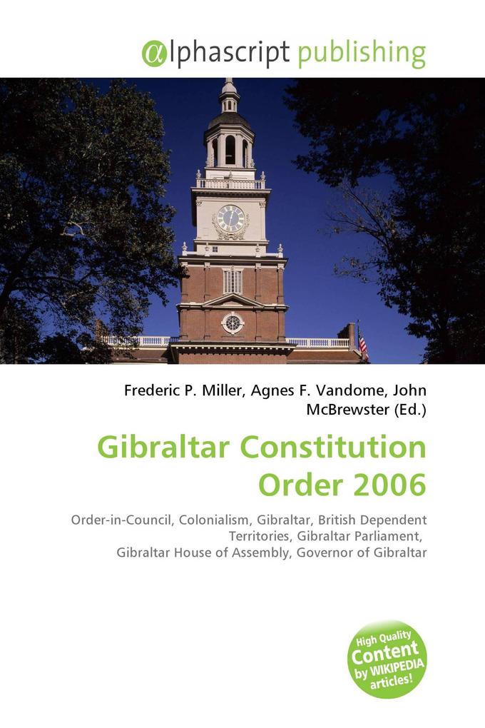 Gibraltar Constitution Order 2006