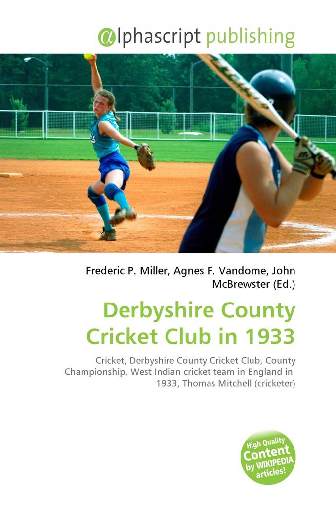 Derbyshire County Cricket Club in 1933