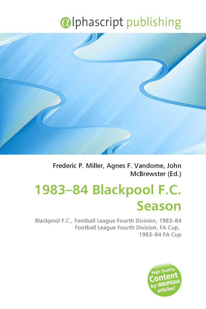 1983-84 Blackpool F.C. Season