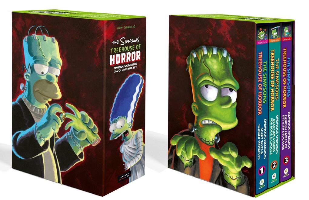 The Simpsons Treehouse of Horror Ominous Omnibus 3-Volume Box Set