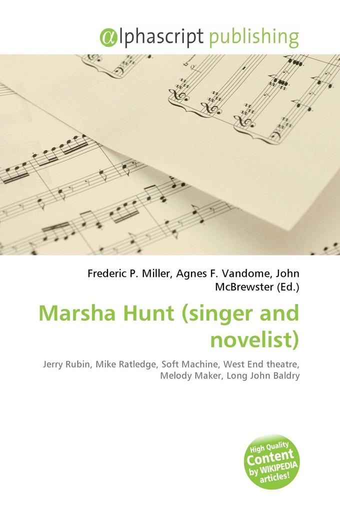 Marsha Hunt (singer and novelist)