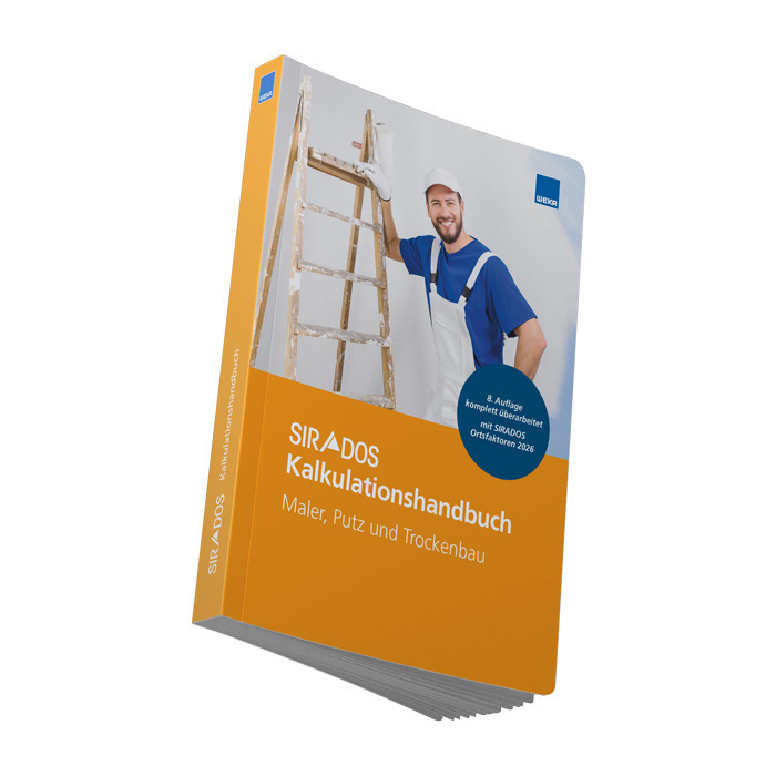 SIRADOS Kalkulationshandbuch Maler Putz und Trockenbau