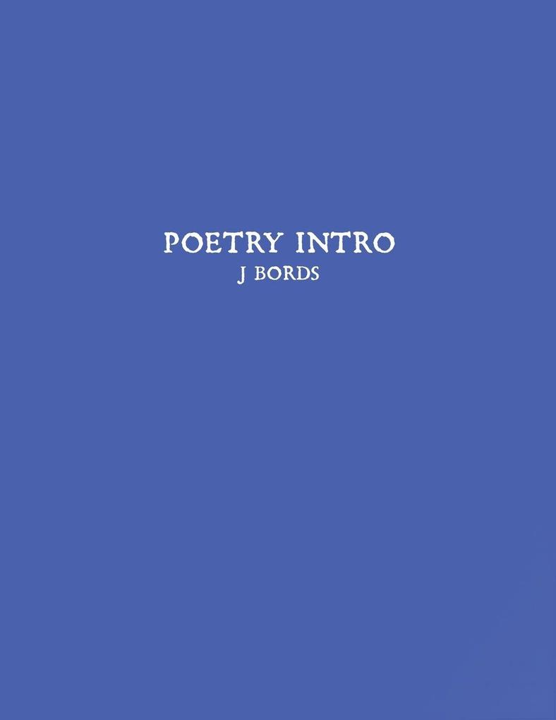 P0ETRY INTRO