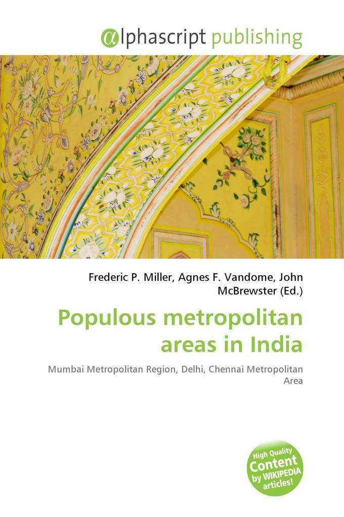 Populous metropolitan areas in India