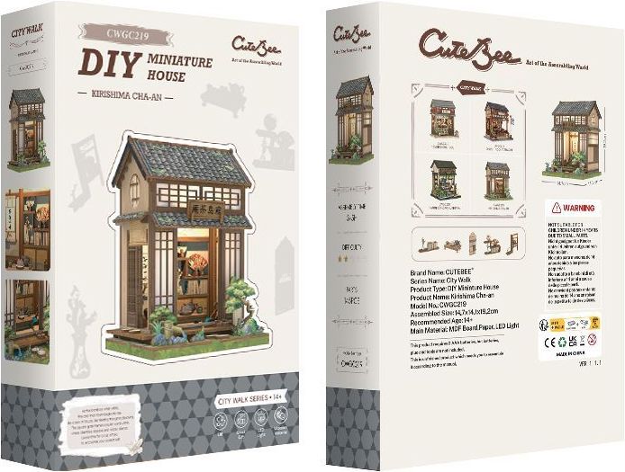 Book Nook Miniature House - Kirishima Cha-an