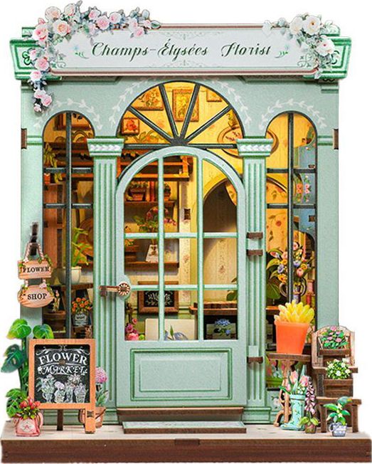 Book Nook Miniature House - Champs-Élysées Florist