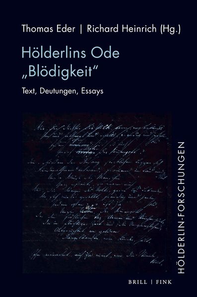Hölderlins Ode 'Blödigkeit'