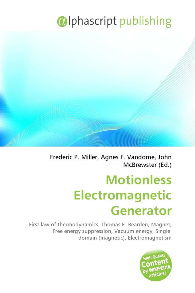 Motionless Electromagnetic Generator