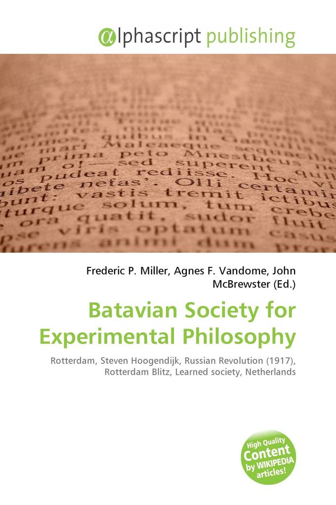 Batavian Society for Experimental Philosophy