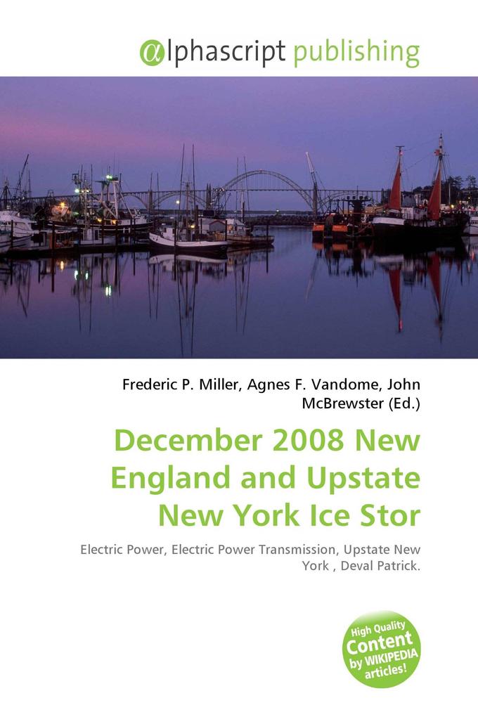 December 2008 New England and Upstate New York Ice Stor