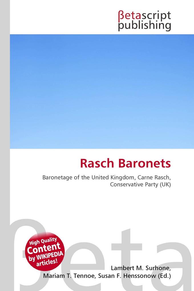 Rasch Baronets