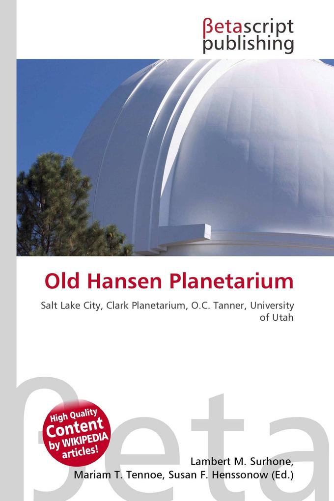 Old Hansen Planetarium
