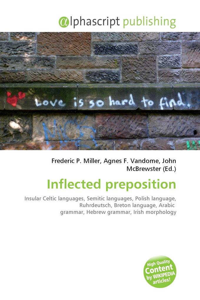 Inflected preposition