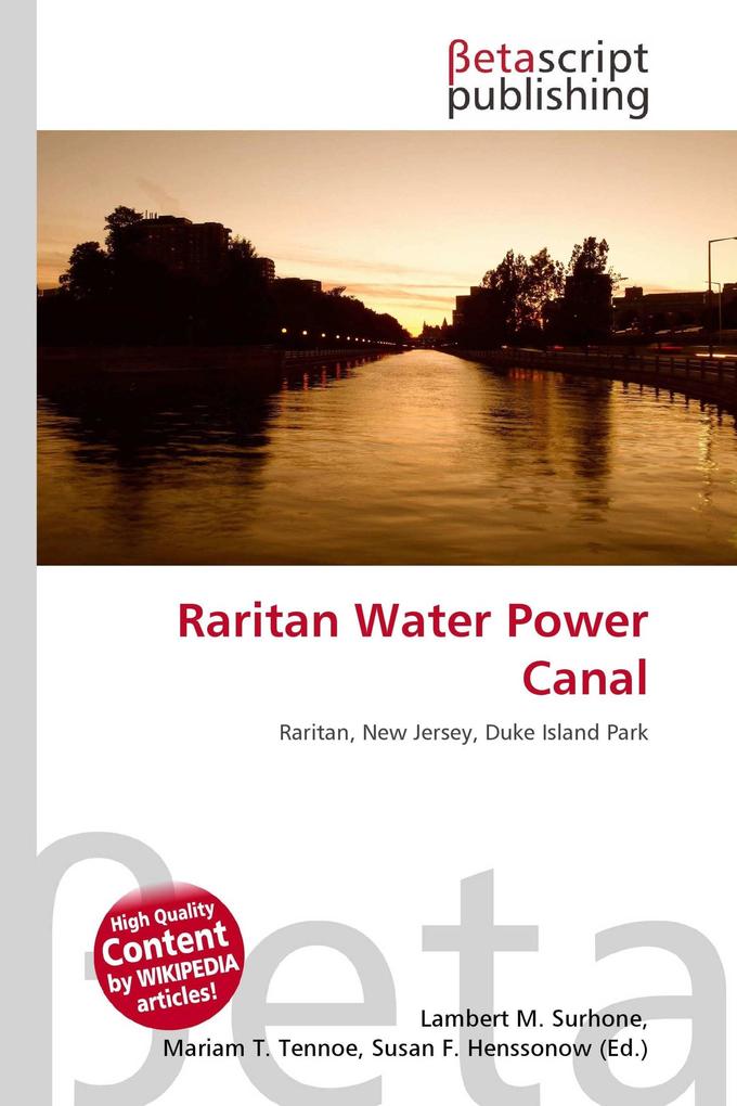 Raritan Water Power Canal