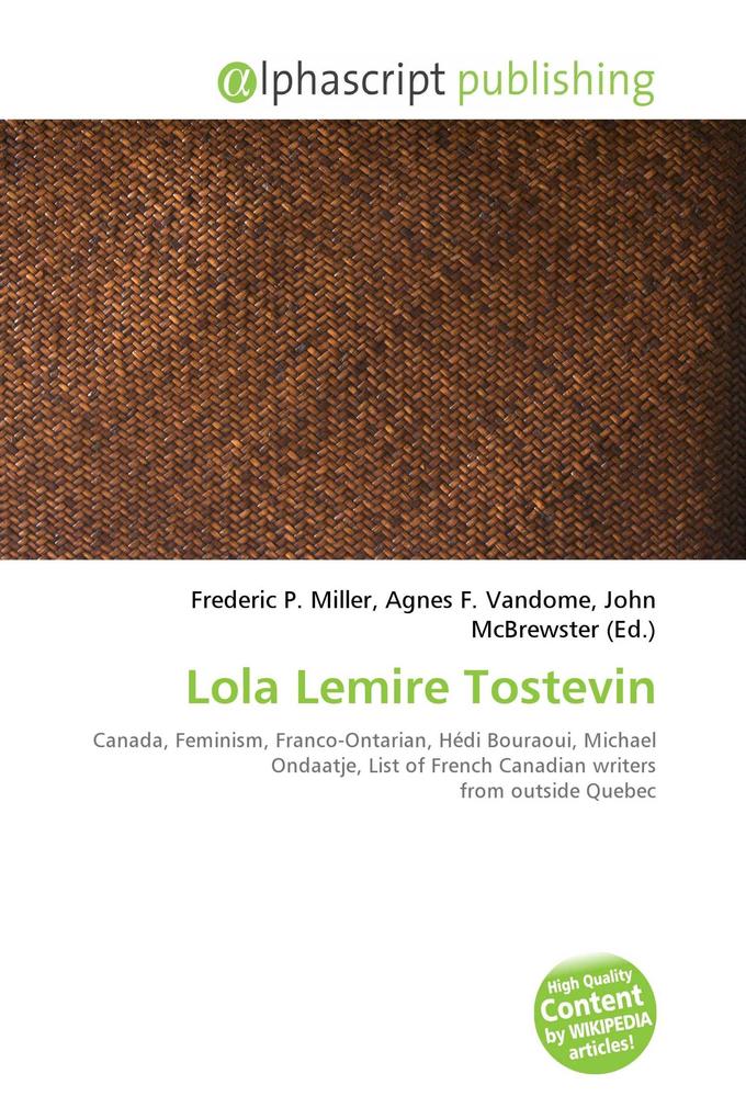 Lola Lemire Tostevin