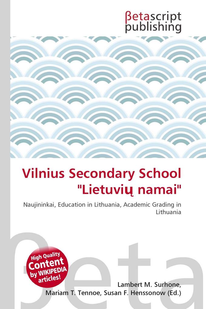 Vilnius Secondary School 'Lietuvi namai'