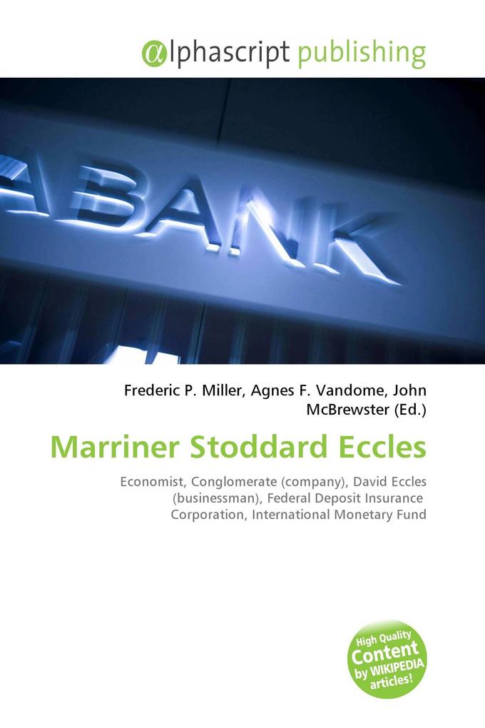 Marriner Stoddard Eccles