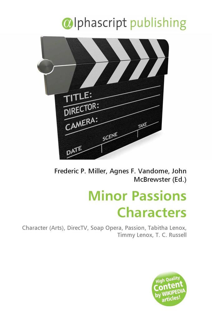 Minor Passions Characters