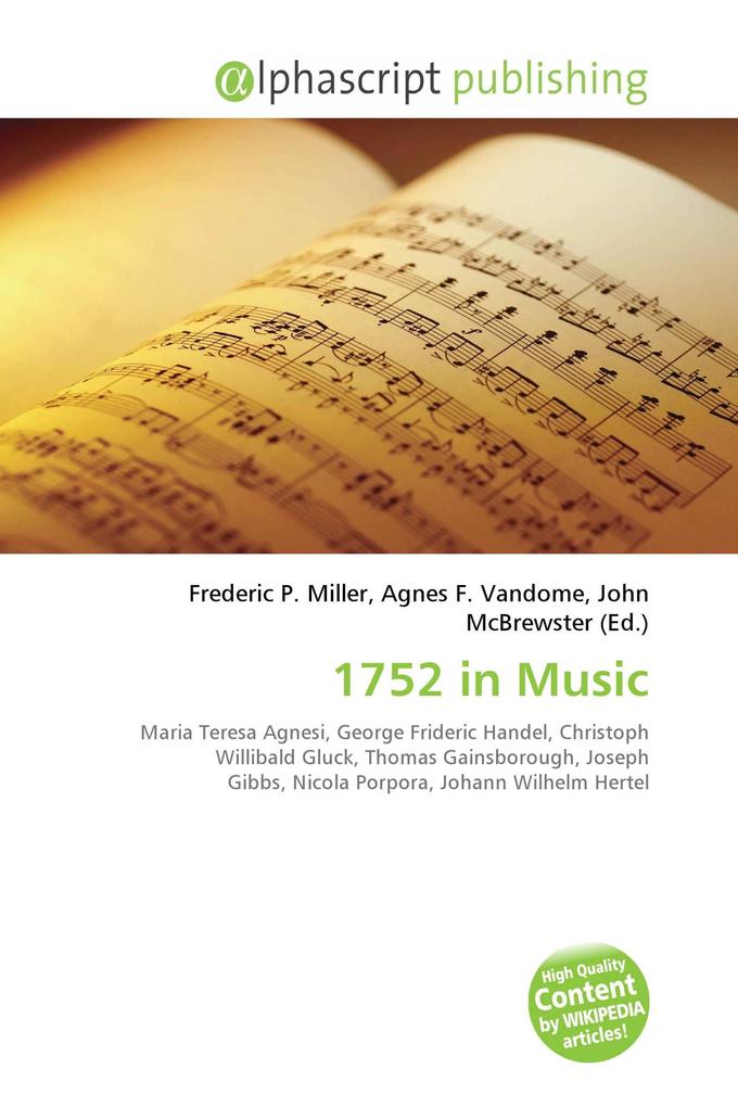 1752 in Music
