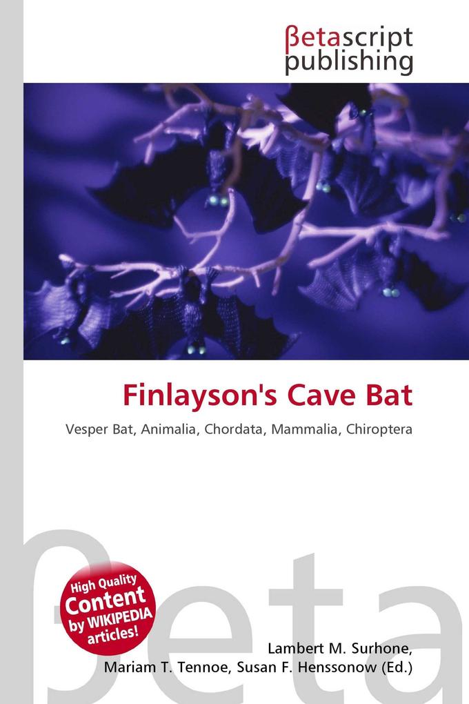 Finlayson's Cave Bat