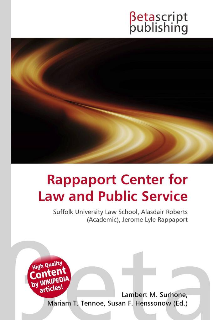 Rappaport Center for Law and Public Service