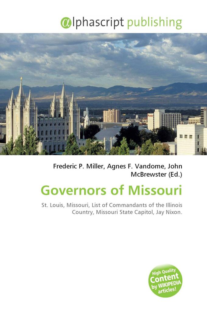 Governors of Missouri
