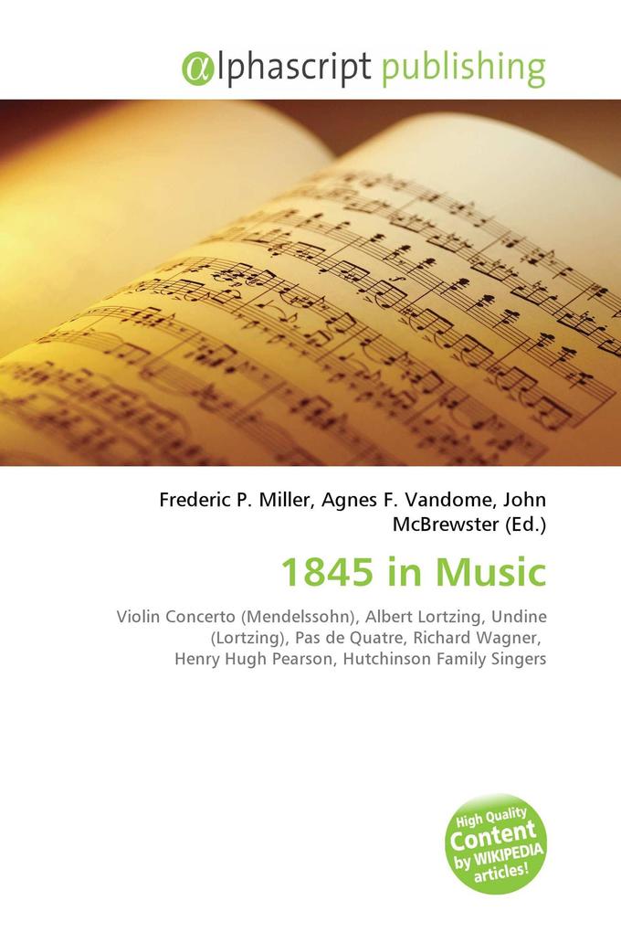 1845 in Music
