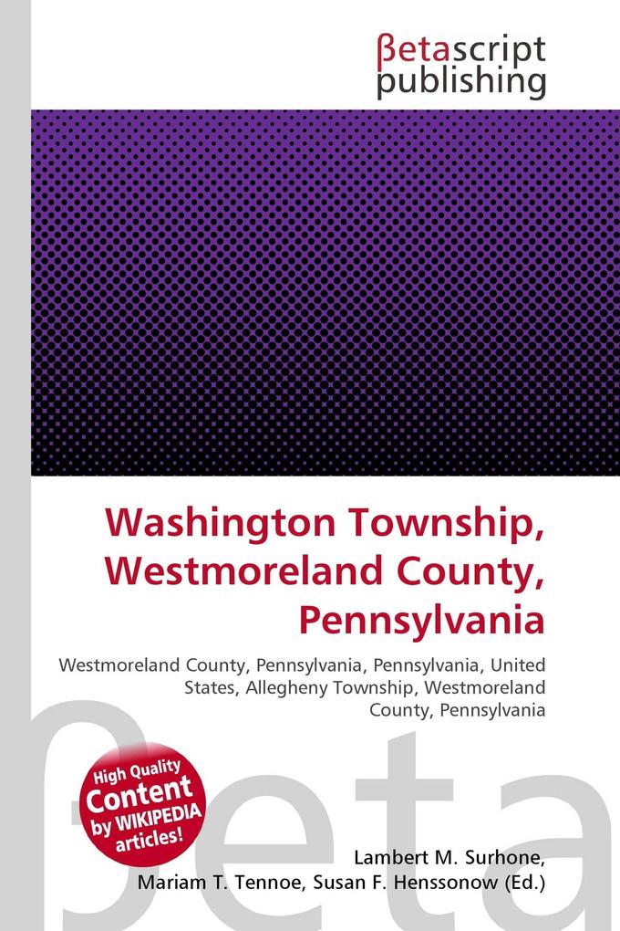 Washington Township Westmoreland County Pennsylvania