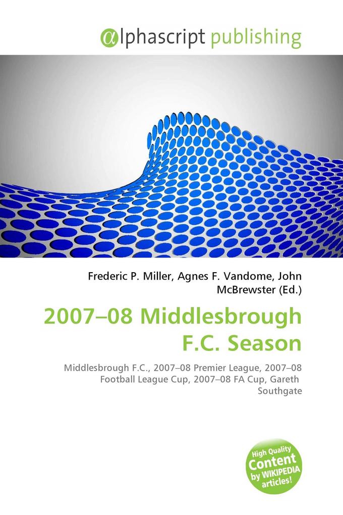 2007-08 Middlesbrough F.C. Season